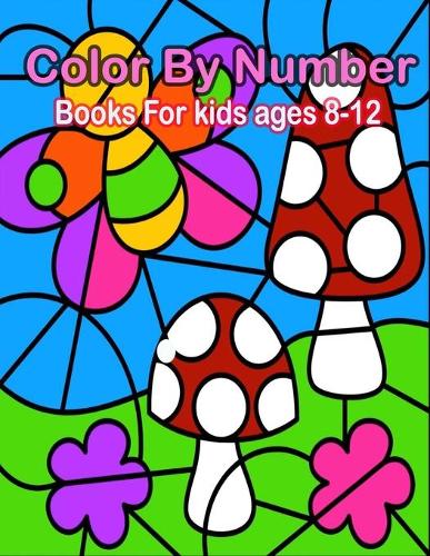 Color By Number Books For kids ages 8-12