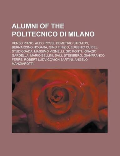 Alumni of the Politecnico Di Milano