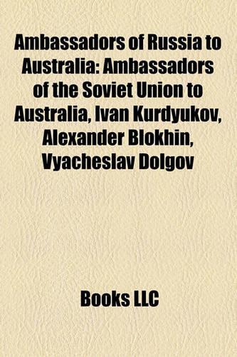 Ambassadors of Russia to Australia