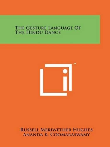 The Gesture Language Of The Hindu Dance