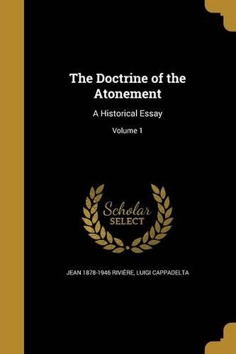 The Doctrine of the Atonement