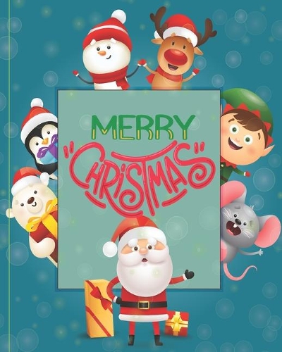 Merry Christmas: First Christmas for My kids (Age 3-8): Blank Wide Ruled Composition Paper Notebooks for Your Create Ideas. Track Planner for Next Year 2020