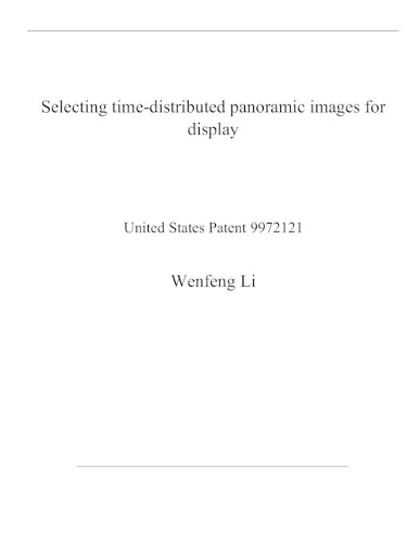 Selecting time-distributed panoramic images for display