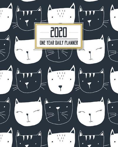 2020 One Year Daily Planner: Black Cat Collection Daily Weekly Monthly View Calendar Organizer Nifty Kitty One 1-Year Motivational Agenda Schedule with Vision Board, Habit Track(1 8x10 12 Month Simple Pretty Planner)