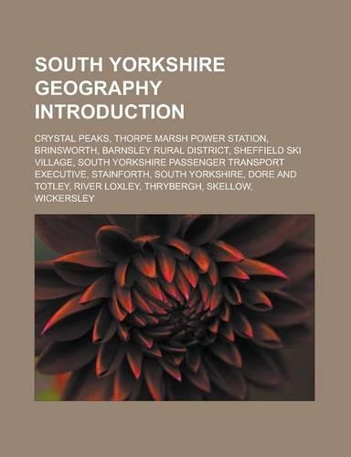 South Yorkshire Geography Introduction