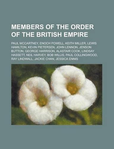 Members of the Order of the British Empire