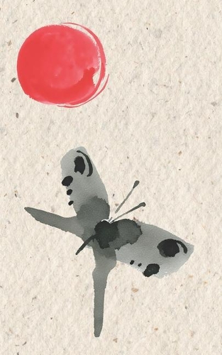 Japanese Notebook: Japanese Watercolou Butterfly Themed College Ruled Composition Notebooks, 120 Blank Lined Pages, 5" x 8", Perfect Lined Paper Writing Journal for Sc