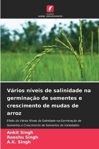 Vários níveis de salinidade na germinação de sementes e crescimento de mudas de arroz