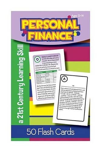 Personal Finance Flash Cards Ages 13-14