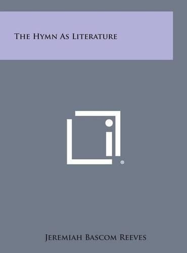 The Hymn as Literature