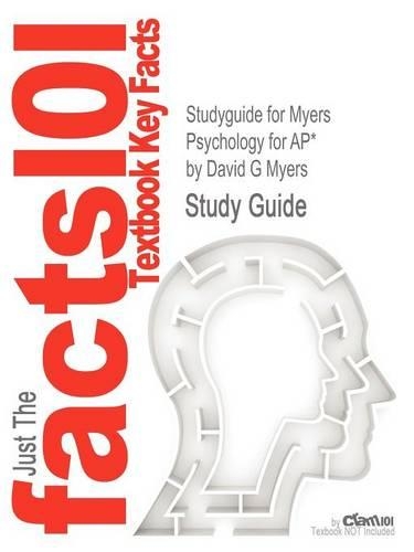 Studyguide for Myers Psychology for AP* by Myers, David G, ISBN 9781429244367: (English)
