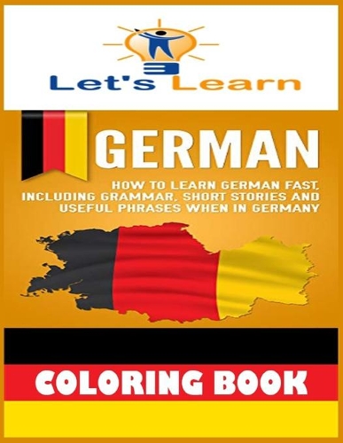 Let's learn German coloring book