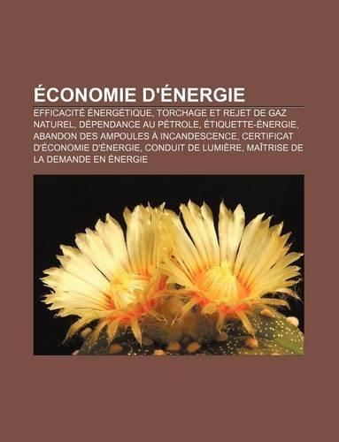 Economie D'Energie: Efficacite Energetique, Torchage Et Rejet de Gaz Naturel, Dependance Au Petrole, Etiquette-Energie(French)