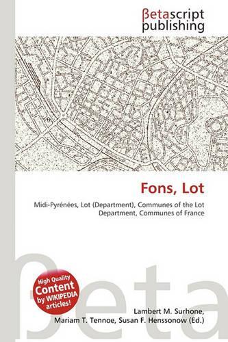 Fons, Lot: (English)