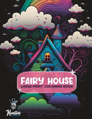 Fantasy House Coloring Book: A large print coloring book of fantastical fairy and fantasy houses