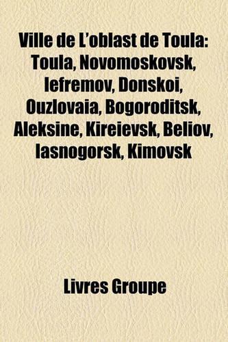 Ville de L'Oblast de Toula