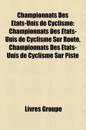 Championnats Des Tats-Unis de Cyclisme