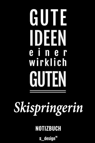 Notizbuch für Skispringer / Skispringerin