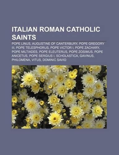 Italian Roman Catholic Saints