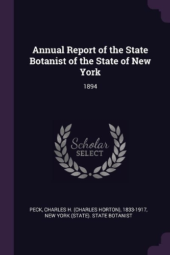 Annual Report of the State Botanist of the State of New York