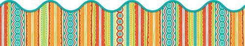 Tropical Twist Scalloped Borders