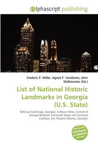 List of National Historic Landmarks in Georgia (U.S. State)