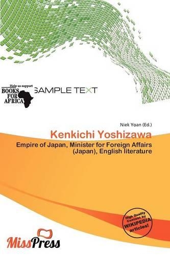 Kenkichi Yoshizawa: (English)