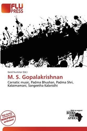 M. S. Gopalakrishnan