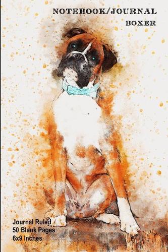 Notebook/Journal - Boxer: Journal Ruled - 50 Blank Pages - 6x9 Inches