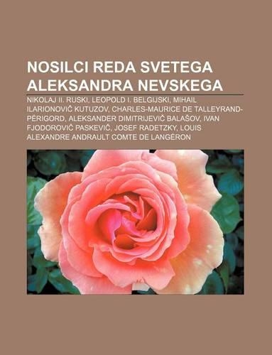 Nosilci Reda Svetega Aleksandra Nevskega