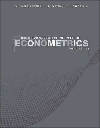 Using EViews for Principles of Econometrics