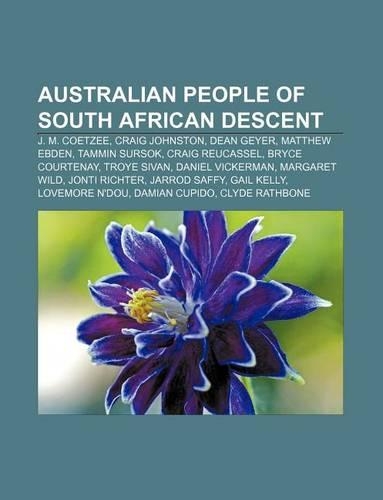 Australian People of South African Descent