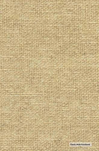 Classic Mole Notebook - Burlap (Lined Journal)