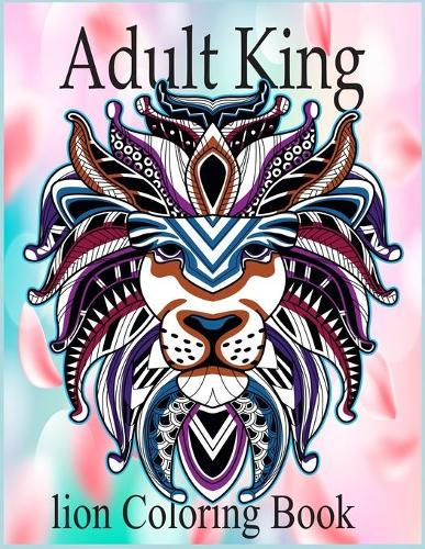 Adult king Lion Coloring Book