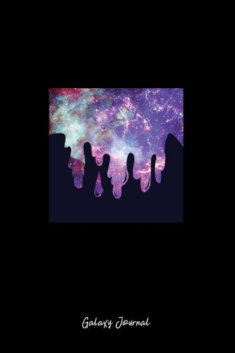 Galaxy Journal: Dot Grid Journal - Galaxy Slime Purple Cool Squishy Space Gift - Black Dotted Diary, Planner, Gratitude, Writing, Travel, Goal, Bullet Notebook - 6x