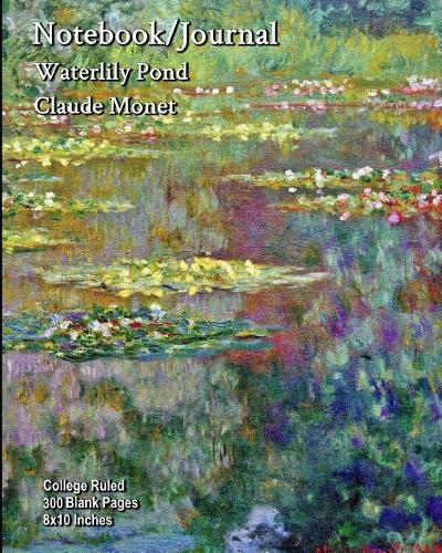 Notebook/Journal - Waterlily Pond - Claude Monet