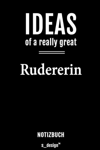 Notizbuch für Ruderer / Rudererin