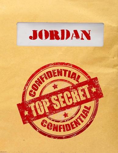 Jordan Top Secret Confidential: Composition Notebook For Girls