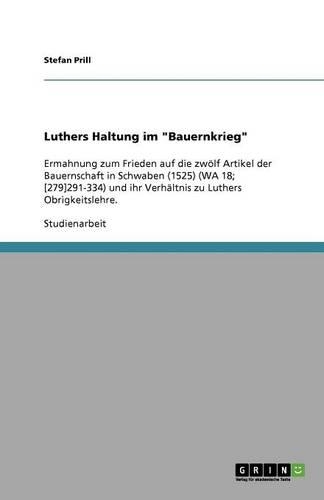 Luthers Haltung im 