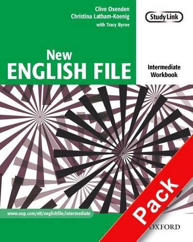 New English File: Intermediate: Workbook with MultiROM Pack: Six-level general English course for adults(New English File)