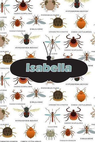 Isabella: Bug Insect Comic Book Notebook Journal Book 120 Pages 6x9