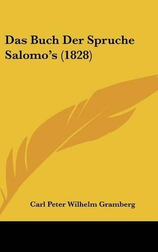 Das Buch Der Spruche Salomo's (1828)