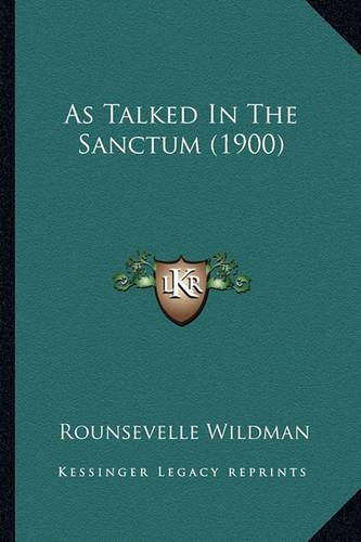 As Talked In The Sanctum (1900)