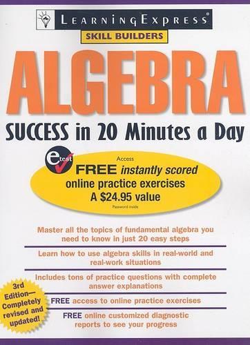 Algebra Success in 20 Minutes a Day