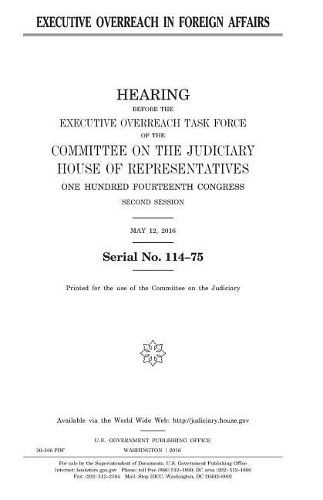 Executive overreach in foreign affairs