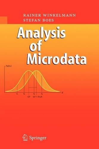 Analysis of Microdata: (English)