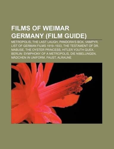 Films of Weimar Germany (Film Guide)