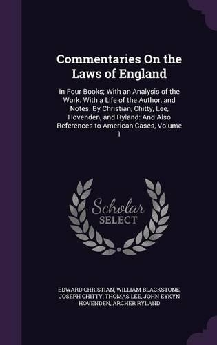 Commentaries On the Laws of England