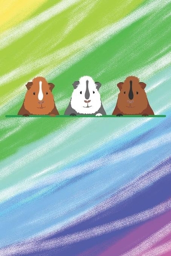 Drei Meerschweinchen: Notizbuch / Tagebuch / Trainingsbuch - DIN A5 120 Seiten liniert - Meerschweinchen Geschenk