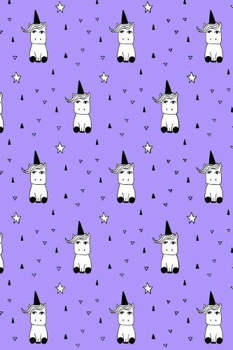 Bullet Journal Notebook Cute Little Unicorns Pattern 4